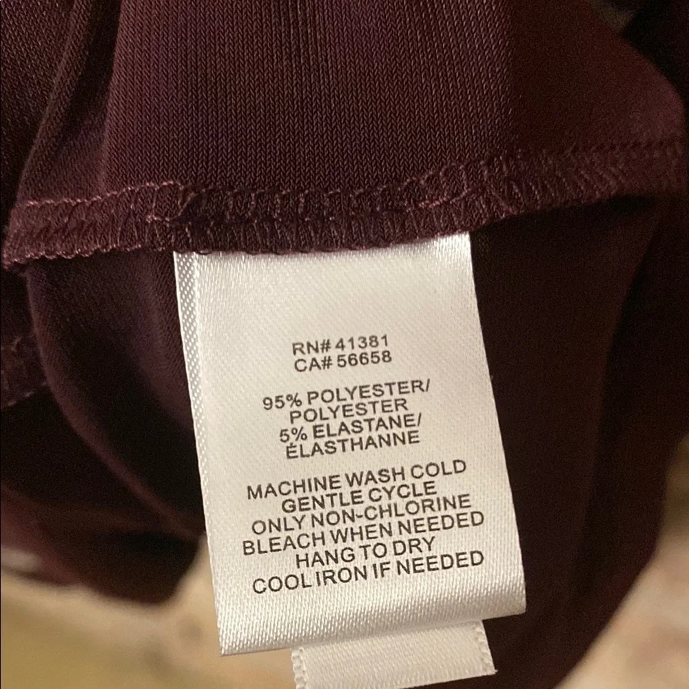 Ralph Lauren Floral Flutter Sleeve Ruched Jersey Dress Plum/ Grey Size 20W - Picture 10 of 11